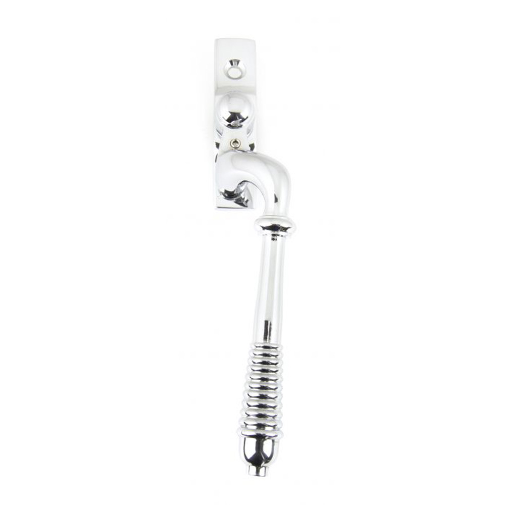 From the Anvil Reeded Espag Window Handle - Polished Chrome (Right Hand)